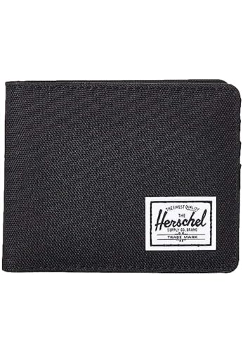 Herschel Roy Coin RFID-Geldbörse, Schwarz, Unisex, Schwarz , Talla única