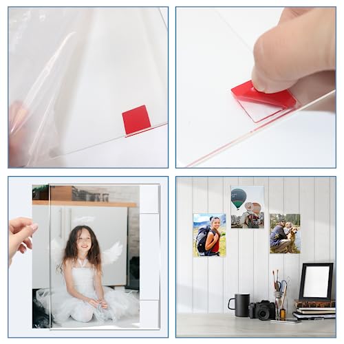 Dzz 11X14 Frame Clear Acrylic 11 X 14 Picture Frame,High Transparent Photo Frame,Frames 11X14 For Photo Poster Canvas Certificate Document Gallery,Set Of 6 thumb #2