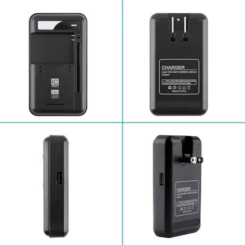 Cargador de batería compatible B105BU Galaxy Light SGH-T399 miniatura 3