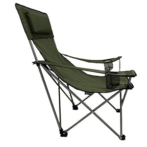 Homecall Sedia da Campeggio, Poliestere, Grigio Polvere - immagine 3