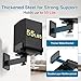 Speaker Wall Mounts for Samsung HW-Q Speakers - Adjustable Dual Side Clamp SWA-9500s Rear Speaker Mount for HW-Q990D/Q990F/Q990C/Q930C/Q900C More 5–11