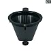 Produktbild Philips 996500006592 ORIGINAL Kaffeefilterbehälter Filterhalter Cafe Gormet für Filter Gr.102 HD5400 HD5405 Schwarz Filterkaffeemaschine Kaffeemaschine