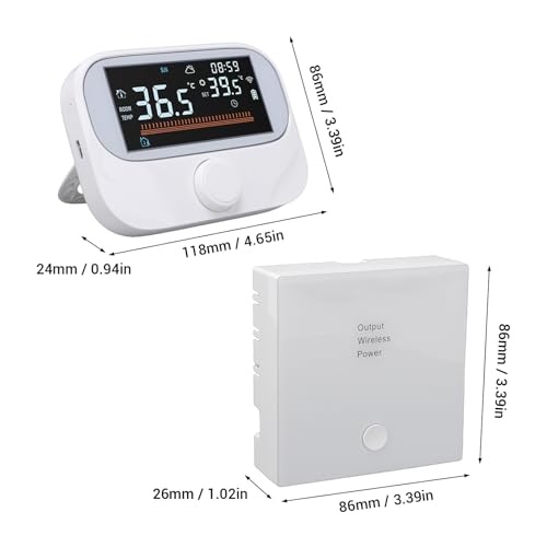 Thermostat de chaudière programmable WiFi RF mural pour chauffage gaz - 4