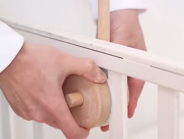 Amazon.com : Baby Crib Mobile Arm,HBM Wooden Mobile Arm for