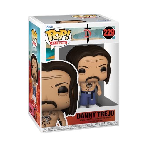 Funko POP! Ad Icon: Danny Trejo – Collectable Vinyl Figure – Gift Idea – Official Merchandise – for Kids & Adults – Horror Fans – Model Figure for Collectors and Display - Les Beatles, Paul McCartney, John Lennon, RIngo Starr, George Harrison Funko POP! Ad Icon: Danny Trejo - Collectable Vinyl Figure - Gift Idea - Official Merchandise - for Kids & Adults - Horror Fans - Model Figure for Collectors and Display