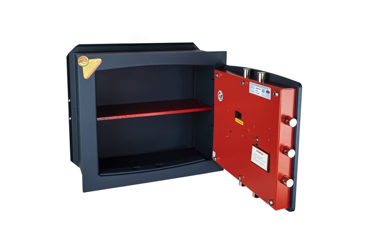 Technomax, Cassaforte a muro, Serie Gold Trony modello GT/6, Apertura a combinazione elettronica digitale, Dimensioni mm. 420 (H) x 480 (L) x 230 (P)