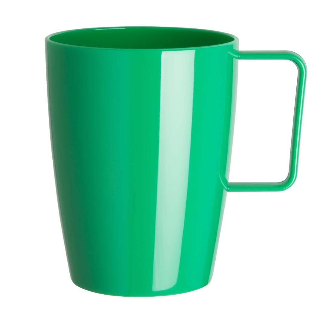 Kristallon ce287 policarbonato handled vaso, verde (Pack de 12)