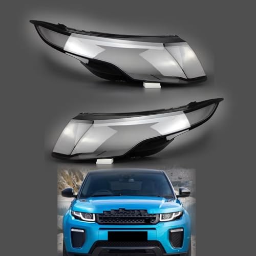 Couvercle phare transparent pour Range Rover Evoque 2012-2015 2016 2017 2018 2019 2020 - 2
