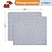 Washable Pee Pads for Dogs, 2Pack Puppy Pads Washable with Bone Print,Absorbent Reusable Whelping Pads Non-Slip Dog Mats for Floor Protector, Couch Cover, Crate, Potty Training -31x36