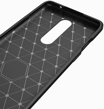 Image of Hybrid Carbon Fiber Back Case for OnePlus 8 (Black)