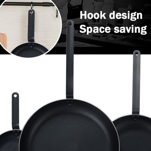 Wok de acero inoxidable con antiadherente 32 cm miniatura 3
