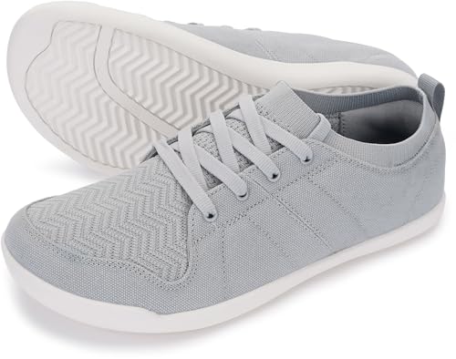 WHITIN Men's Wide Slip-on Barefoot Minimalist Shoes Low Zero Drop Sneaker Extra Width Size...