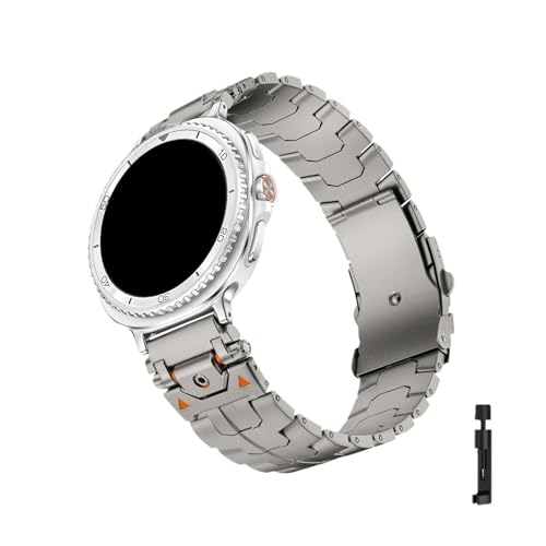 [PLYYQZM] Sam su ng �ɍ��� Galaxy Watch 8 40mm 44mm 8Classic 46mm�p�X�e�����X�X�`�[���o���h,�AWatch �ɍ��� Ultra 2025 47mm�X�g���b�v�p���^�����X�g�o���h�ɓK�p(NO.2 Ti