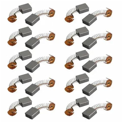 20 escobillas de carbón de 16,5 x 13,4 x 6,4 mm for herramientas eléctricas y motores de taladros percutores eléctricos