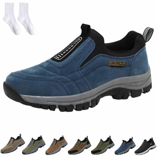 Enjerr Orthopedic Shoes Men, 2025 New Arch Support, Breathable Light Non-Slip, Comfortable Waterproof Walking Running Shoes for Everyday and Travel