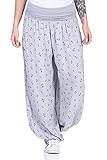 haremshose elefantenmuster figurumspielende Ganzjahreshose, ideal für Yoga und Freizeit Indoor und Outdoor, am Strand, zum Tanzen und für Festivals. Einheitsgröße (36-42), circa Maße (+/- 1cm), ungedehnt, liegend gemessen: Bundweite: 32cm (gedehnt bis 55cm), Gesamtlänge: 100cm. Model hat Konfektionsgröße 36.