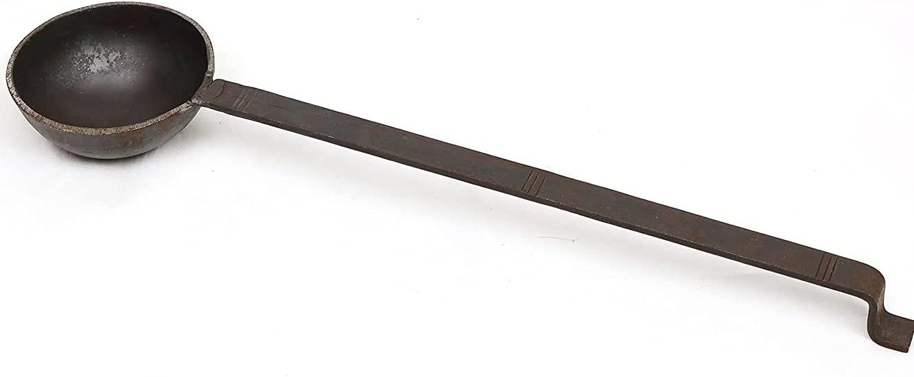 YAAZH Iron Tadka Pan Traditional Type Long Handle