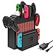 Produktbild FASTSNAIL Ladestation für Nintendo Switch, Ladegerät für Switch Joy-Cons, Pro Controller oder Poke Ball Plus, multifunktionales Rack Storage Stand Kit für Nintendo Switch und anderes Zubehör