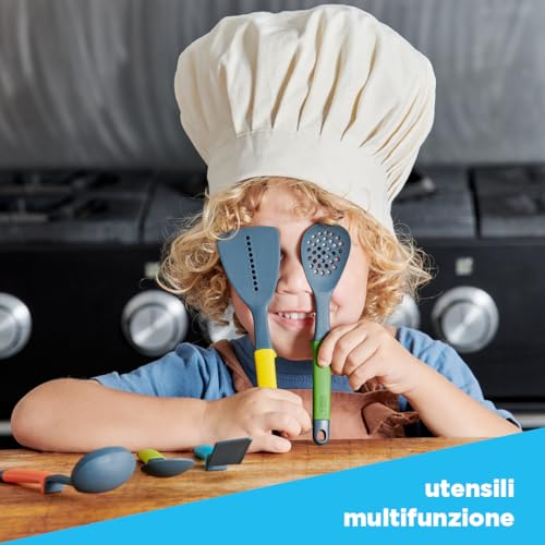 Casdon Joseph Joseph Elevate | Utensili Da Cucina Coloratti Adatti A Bambini Di Età Superiore A 3 Anni | Con Supporto Rotante! - 6