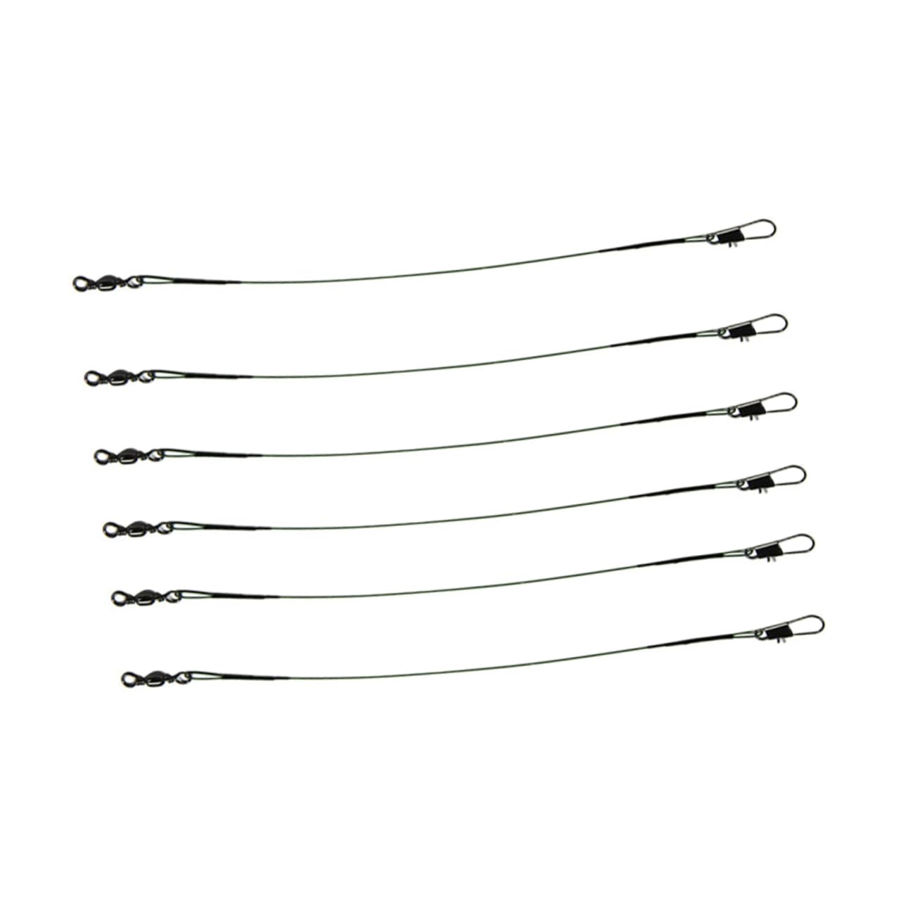 Happyyami Fishing Anti-Winding Wire 20cm Fishing Lure Line for Bait Rigging Made of Stainless Steel