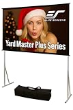 Elite Screens Yard Master Plus, 200-INCH 16:9 Height Setting Adjustable Portable Projector Screen, 4K HD Outdoor Indoor Movie Theater Front Projection, US Based Company 2-YEAR WARRANTY, OMS200H2PLUS