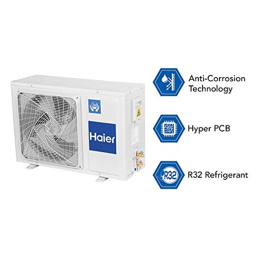 Image of Haier 1 Ton 3 Star Inverter Split AC (Copper, HSU12C-TFW3B(INV), White)