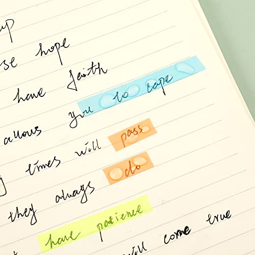 5 Rolls Highlighter Tape Removable Fluorescent Neon Tapes Washi Tape Set Fluorescent Highlighters Colored Transparent Tape Page Markers For Teachers Students Reading Home Office (0.3Inch X 16.4Ft) #TOP5