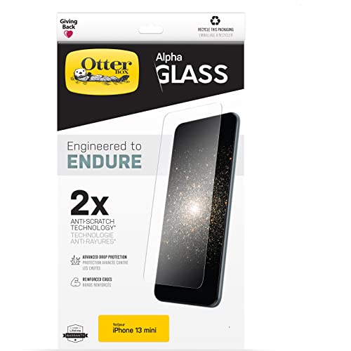 Verre iPhone 13 mini OtterBox Alpha la protection premium transparente et durable