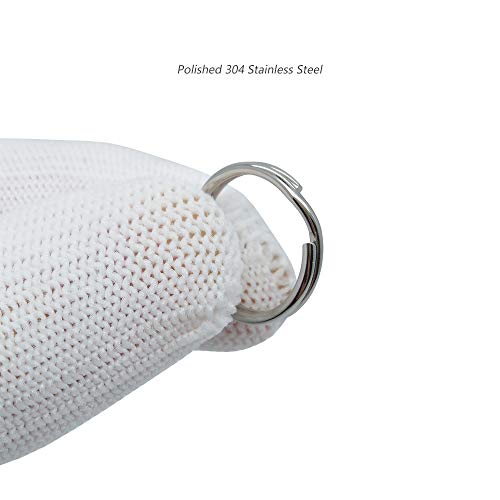 Laben Stainless Steel Diameter 16Mm Split Key Ring Key Chain Connector 20 Pieces - Round #TOP2