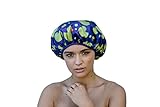 Dilly's Collections Shower Cap - triple layer with extra preoteciton - saves the blow wave - durable - resuable - duck design