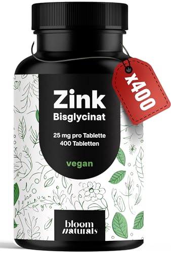 Zink Tabletten hochdosiert 25mg - 400 Tabletten...