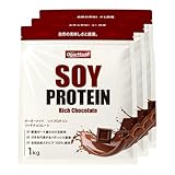 OgarMade ソイプロテイン 人工甘味料不使用 国内製造 大豆 植物性プロテイン (リッチチョコレート, 3kg)