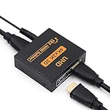 👉【HDMI Splitter 1 in 2 Out】- Dieser HDMI Splitter kann ein HDMI-Eingangssignal auf zwei HDMI-Displays verteilen, Video und Audio gleichzeitig übertragen, ohne Verlust, ohne Verzögerung (💛 HINWEIS: Dieser HDMI 4k-Splitter erweitert keine Monitore nur auf Duplikat)