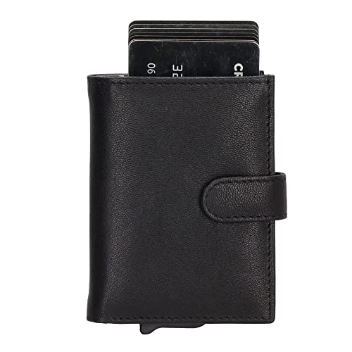 Porte carte cuir automatique de qualité supérieure avec boîte
