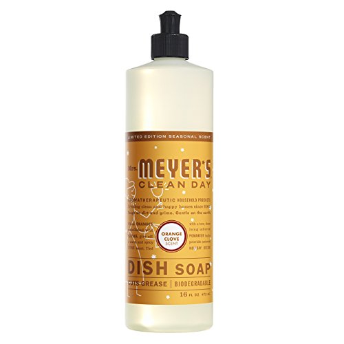 Image of MRS. MEYER'S CLEAN DAY Liquid Dish Soap, Limitd Edition Orange Clove, 16 fl. Oz