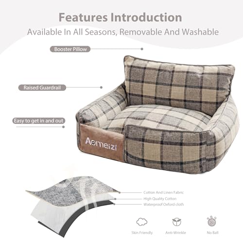 Panier pour chien de qualité supérieure lit confortable et déhoussable - 5