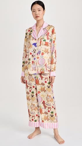 Karen Mabon Women's Dog Desserts Long Sleeve Pajama Set2