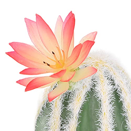 Ornamento de planta de aquário, bela planta de cacto réptil resistente ao desbotamento artificial pa