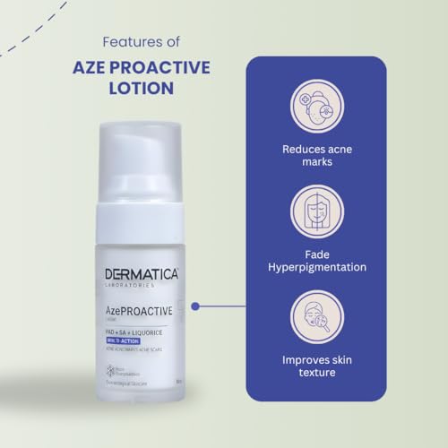 Image of Dermatica Aze Proactive Lotion | For Acne, Acne marks And Acne scars | 30ml