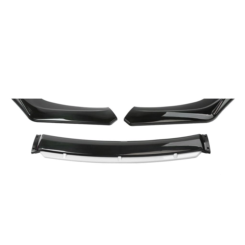 Paraurti Anteriore Auto per Alfa Romeo Mito 2008-2019,Spoiler Anteriore Kit Splitter Labbro Paraurti Aerodinamiche Accessori Esterne Parti,A-White