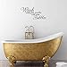 Wash Away Your Troubles with Some Bubbles Wall Sticker Removable Peel Wall Decal Home Decor Art Murals