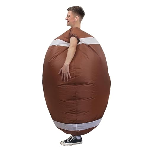 Dinoshenyu Costume de rugby gonflable pour adulte - Costume de rugby gonflable pour cosplay, fête d'Halloween – vue 5
