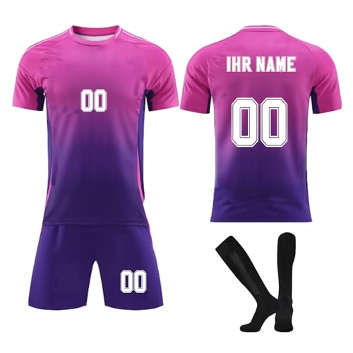 24/25 Deutschland Trikot, Fußball Trikot,Anpassbarer Name und...