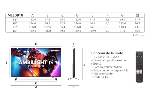 Philips 55MLED910 The Xtra TV Mini LED 55" 4K Ambilight - photo 4