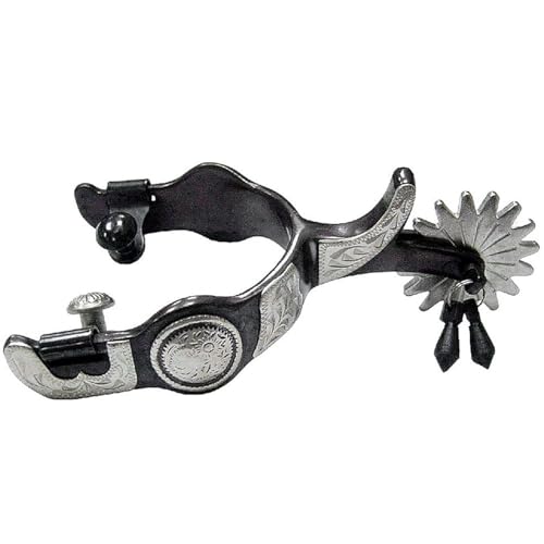 Aime Imports Western BS Concho 16pt Mens Jingle Bob Spurs