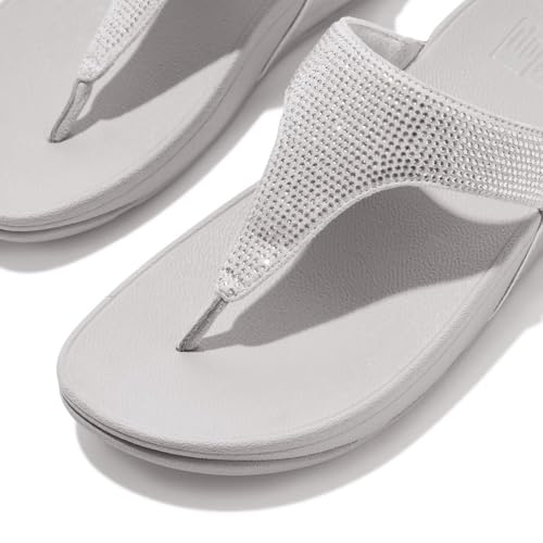 Image of FitFlop Women's Lulu Crystal Embellished Toe-Post Sandals