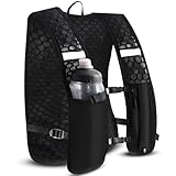 【Sac à dos pratique et conception avec poche à eau】 Ce gilet de cyclisme dispose d'un sac à dos intégré et d'une poche à eau pouvant contenir des bouteilles de 500 ml. Idéal pour les cyclistes et les coureurs qui souhaitent rester hydratés pendant leur entraînement. Les bretelles sont équipées d'un support spécial pour les bouteilles d'eau. Facilement accessible, sans restreindre les mouvements. Parfait pour les longues randonnées ou le trail.