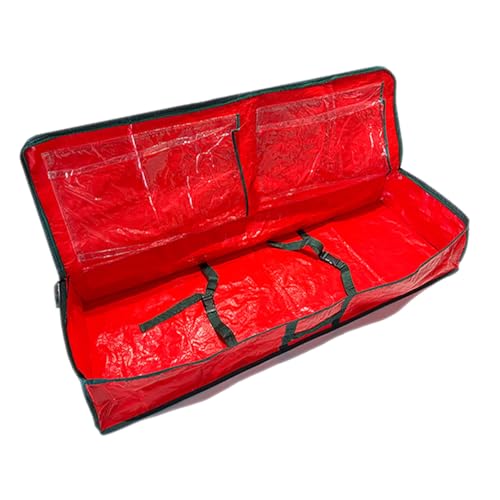 Reviews de Almacenaje de adornos festivos Top 10. 46 HOODANCOS Bolsa De Almacenamiento Para Árbol De Navidad Organizador Impermeable Para Árbol Navideño Bolsa Con Cierre Para Guardar Adornos Y De Regalo Roja