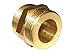 Produktbild Messing Doppelnippel DN20 (3/4"), beidseitig flachdichtend
