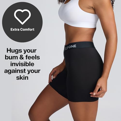 Image of STEP ONE Womens Boxers Underwear, 3-Pack, Viscose from Bamboo Womens Underwear, Moisture-Wicking, Anti-Chafing Boxers